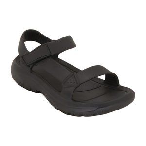 Teva Womens Hurricane Drift Sandal, Black/Black, Size 6